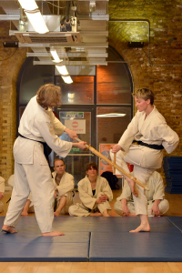 Hapkido weapon techniques in our London martial art class